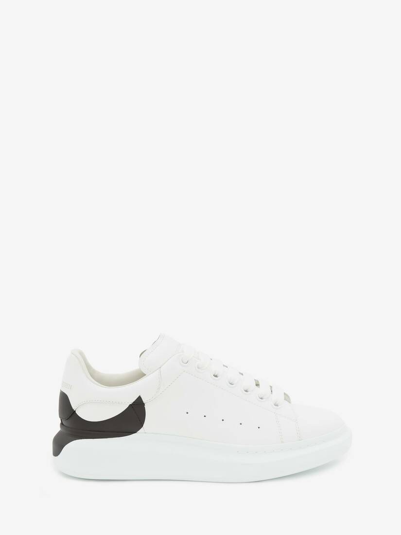 Zapatillas Alexander McQueen Oversized Hombre - Blancos/Negros - Mexico 461-PNLDRO